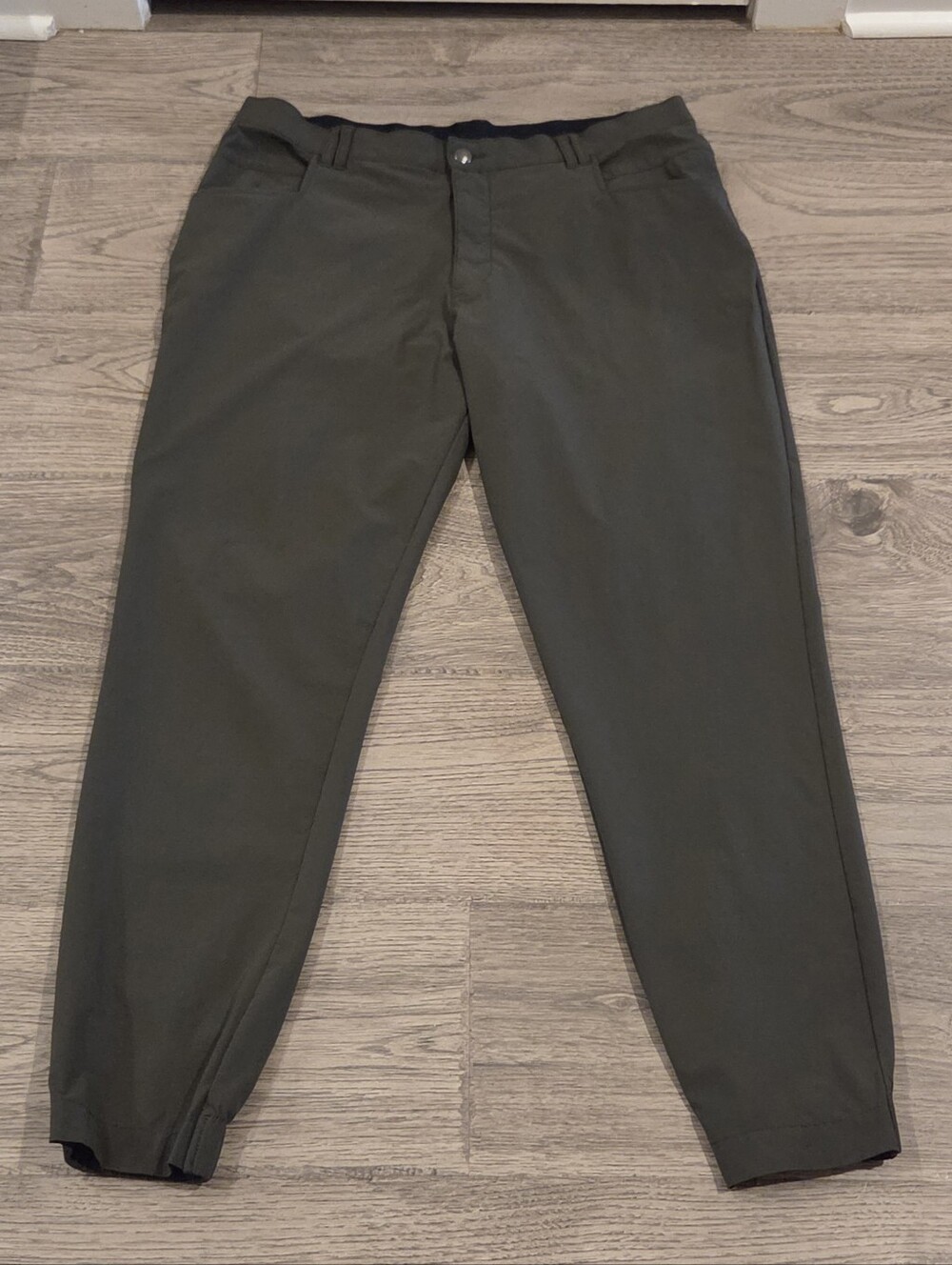 BYLT Premium Basics Ace Jogger Pants - Olive Green - Size 36"×29"